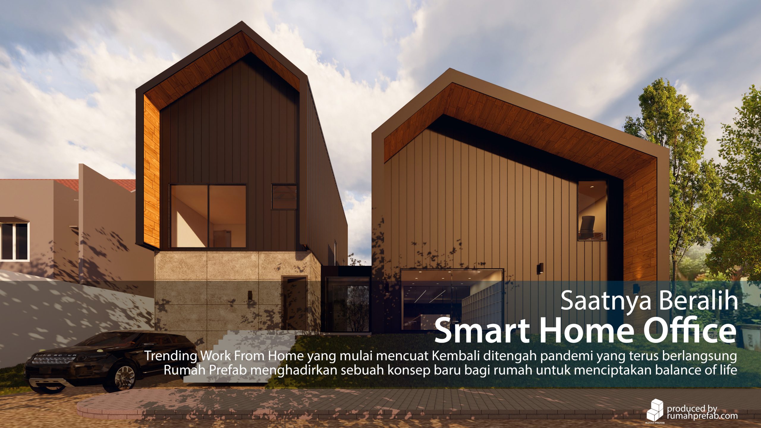 Produk Smart Home Office Rumah Prefab